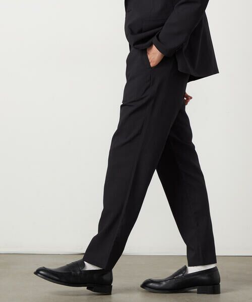 COMME CA ISM / コムサイズム スラックス・ドレスパンツ | 【セットアップ対応】【ウォッシャブル】リネンライクポリエステル テーパードパンツ | 詳細5