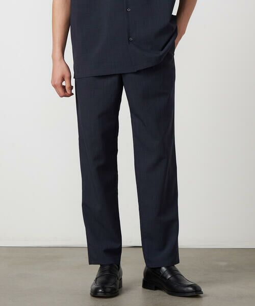 COMME CA ISM / コムサイズム スラックス・ドレスパンツ | 【セットアップ対応】【ウォッシャブル】リネンライクポリエステル テーパードパンツ | 詳細20