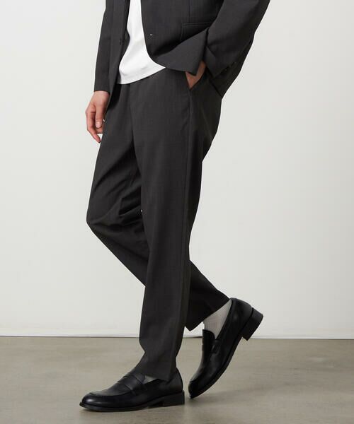 COMME CA ISM / コムサイズム スラックス・ドレスパンツ | 【セットアップ対応】【ウォッシャブル】リネンライクポリエステル テーパードパンツ | 詳細26