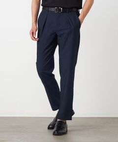 COMME CA ISM / コムサイズム スラックス・ドレスパンツ | 【セットアップ対応】【ウォッシャブル】ポリエステル シアサッカー テーパードパンツ