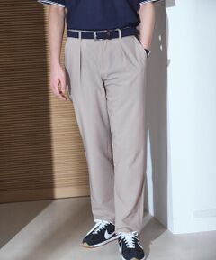 COMME CA ISM / コムサイズム スラックス・ドレスパンツ | 【セットアップ対応】【ウォッシャブル】ポリエステル シアサッカー テーパードパンツ