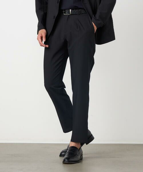 COMME CA ISM / コムサイズム スラックス・ドレスパンツ | 【セットアップ対応】【ウォッシャブル】ポリエステル シアサッカー テーパードパンツ | 詳細5