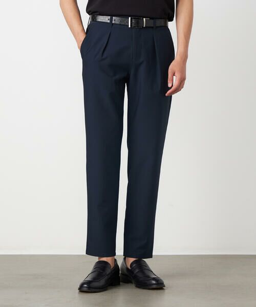 COMME CA ISM / コムサイズム スラックス・ドレスパンツ | 【セットアップ対応】【ウォッシャブル】ポリエステル シアサッカー テーパードパンツ | 詳細10