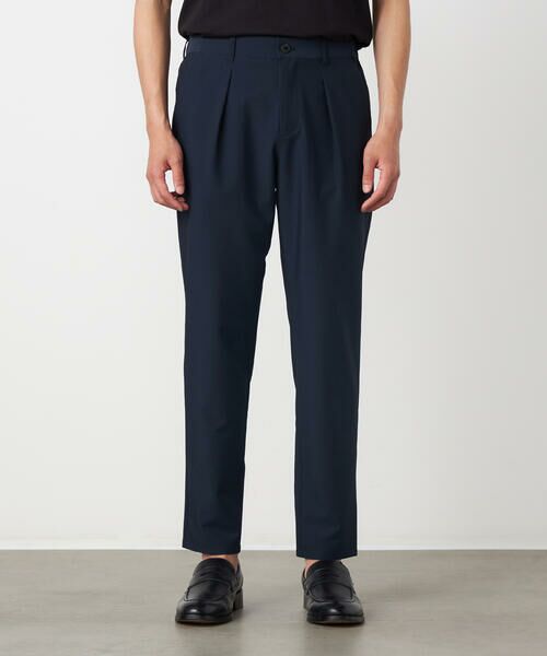 COMME CA ISM / コムサイズム スラックス・ドレスパンツ | 【セットアップ対応】【ウォッシャブル】ポリエステル シアサッカー テーパードパンツ | 詳細12