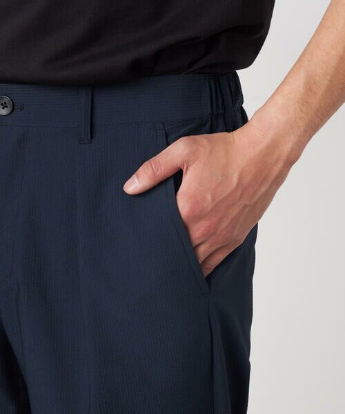 COMME CA ISM / コムサイズム スラックス・ドレスパンツ | 【セットアップ対応】【ウォッシャブル】ポリエステル シアサッカー テーパードパンツ | 詳細16