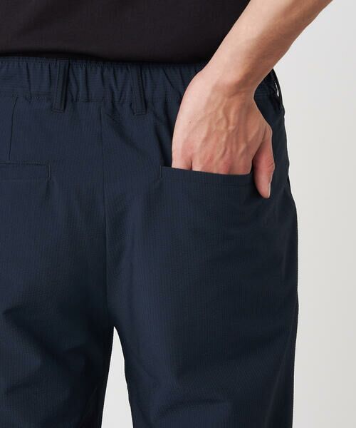 COMME CA ISM / コムサイズム スラックス・ドレスパンツ | 【セットアップ対応】【ウォッシャブル】ポリエステル シアサッカー テーパードパンツ | 詳細17