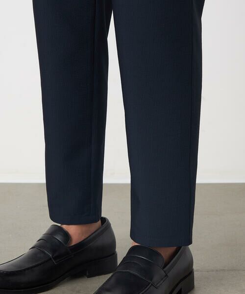 COMME CA ISM / コムサイズム スラックス・ドレスパンツ | 【セットアップ対応】【ウォッシャブル】ポリエステル シアサッカー テーパードパンツ | 詳細18