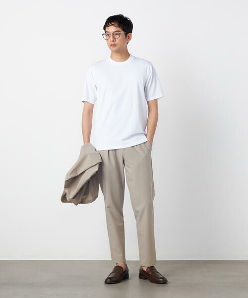 COMME CA ISM / コムサイズム スラックス・ドレスパンツ | 【セットアップ対応】【ウォッシャブル】ポリエステル シアサッカー テーパードパンツ | 詳細23