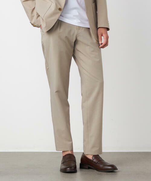 COMME CA ISM / コムサイズム スラックス・ドレスパンツ | 【セットアップ対応】【ウォッシャブル】ポリエステル シアサッカー テーパードパンツ | 詳細27