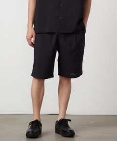 COMME CA ISM / コムサイズム ショート・ハーフ・半端丈パンツ | 【吸水速乾】リネンライクポリエステル ショートパンツ