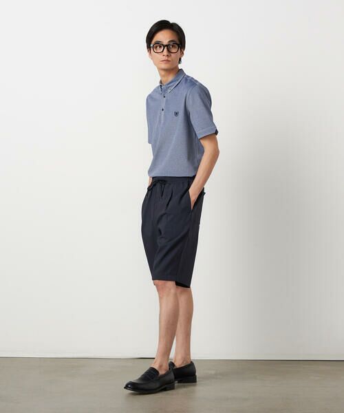 COMME CA ISM / コムサイズム ショート・ハーフ・半端丈パンツ | 【吸水速乾】リネンライクポリエステル ショートパンツ | 詳細5