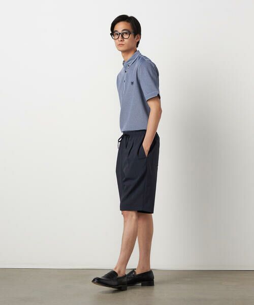 COMME CA ISM / コムサイズム ショート・ハーフ・半端丈パンツ | 【吸水速乾】リネンライクポリエステル ショートパンツ | 詳細6