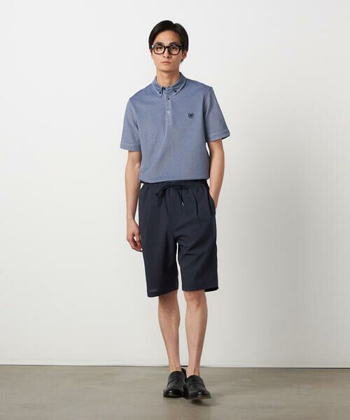 COMME CA ISM / コムサイズム ショート・ハーフ・半端丈パンツ | 【吸水速乾】リネンライクポリエステル ショートパンツ | 詳細7