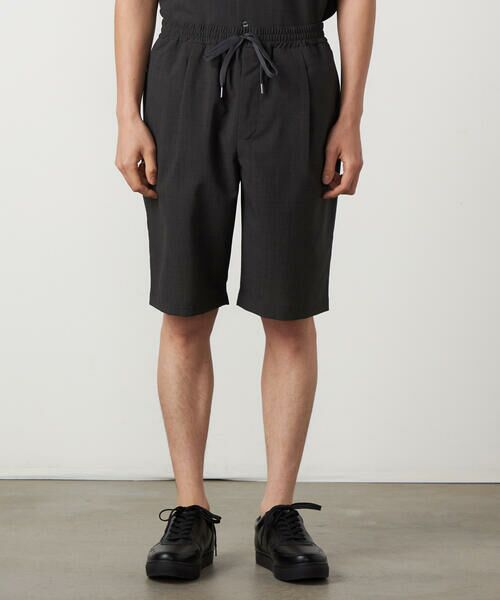 COMME CA ISM / コムサイズム ショート・ハーフ・半端丈パンツ | 【吸水速乾】リネンライクポリエステル ショートパンツ | 詳細16