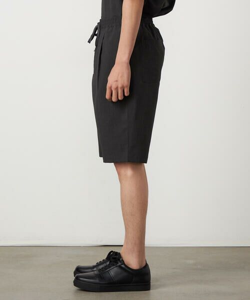 COMME CA ISM / コムサイズム ショート・ハーフ・半端丈パンツ | 【吸水速乾】リネンライクポリエステル ショートパンツ | 詳細17
