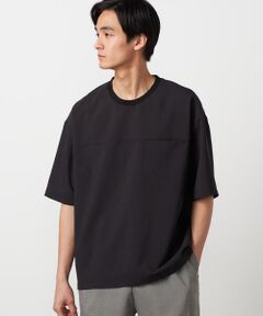 COMME CA ISM / コムサイズム Tシャツ | 【吸水速乾】リネンライクポリエステル 布帛Tシャツ