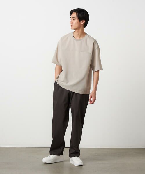 COMME CA ISM / コムサイズム Tシャツ | 【吸水速乾】リネンライクポリエステル 布帛Tシャツ | 詳細13