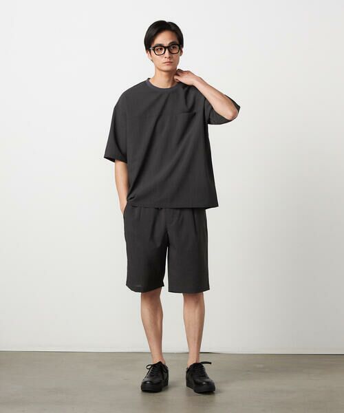COMME CA ISM / コムサイズム Tシャツ | 【吸水速乾】リネンライクポリエステル 布帛Tシャツ | 詳細17