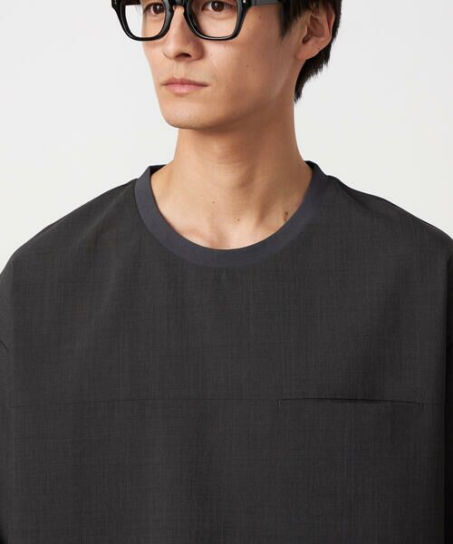 COMME CA ISM / コムサイズム Tシャツ | 【吸水速乾】リネンライクポリエステル 布帛Tシャツ | 詳細24