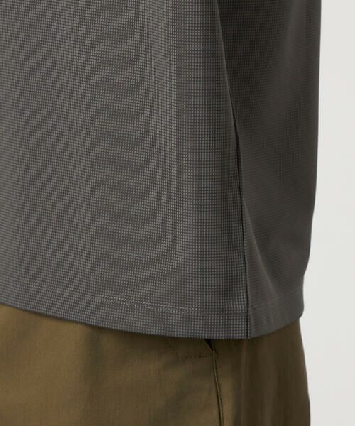 COMME CA ISM / コムサイズム Tシャツ | 軽量スクエアジャガード フェイクレイヤードTシャツ | 詳細11
