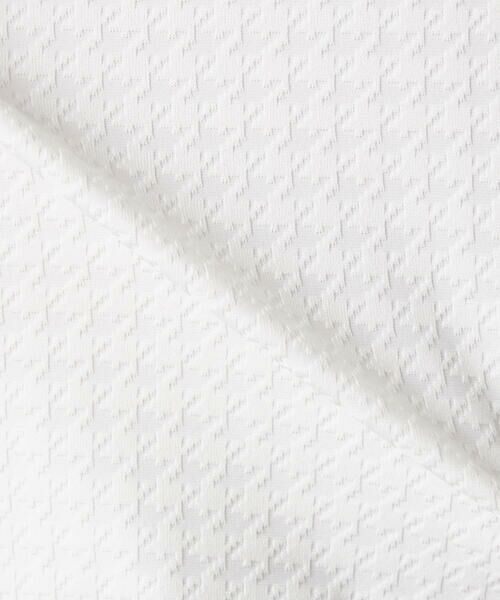 COMME CA ISM / コムサイズム Tシャツ | 千鳥 リンクスジャガード Tシャツ | 詳細4