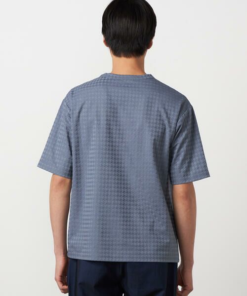 COMME CA ISM / コムサイズム Tシャツ | 千鳥 リンクスジャガード Tシャツ | 詳細16