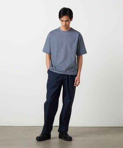 COMME CA ISM / コムサイズム Tシャツ | 千鳥 リンクスジャガード Tシャツ | 詳細10
