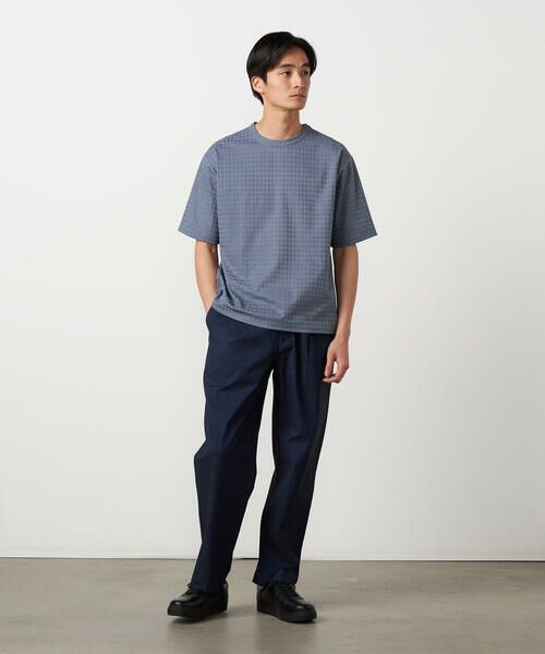 COMME CA ISM / コムサイズム Tシャツ | 千鳥 リンクスジャガード Tシャツ | 詳細11