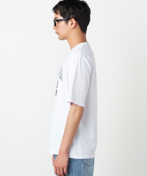 COMME CA ISM / コムサイズム Tシャツ | シルケット天竺 ロゴプリントTシャツ | 詳細6