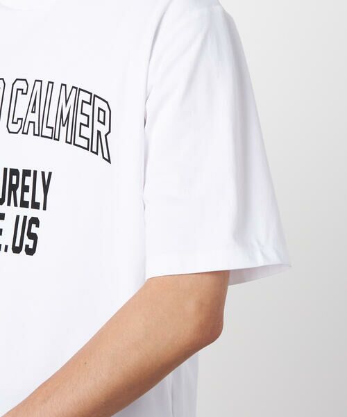 COMME CA ISM / コムサイズム Tシャツ | シルケット天竺 ロゴプリントTシャツ | 詳細9
