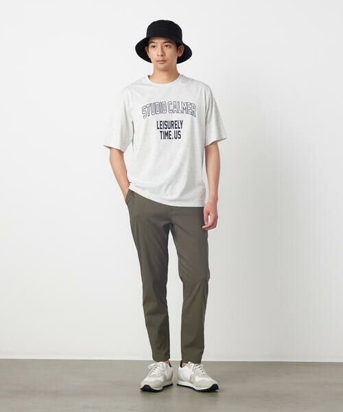 COMME CA ISM / コムサイズム Tシャツ | シルケット天竺 ロゴプリントTシャツ | 詳細14