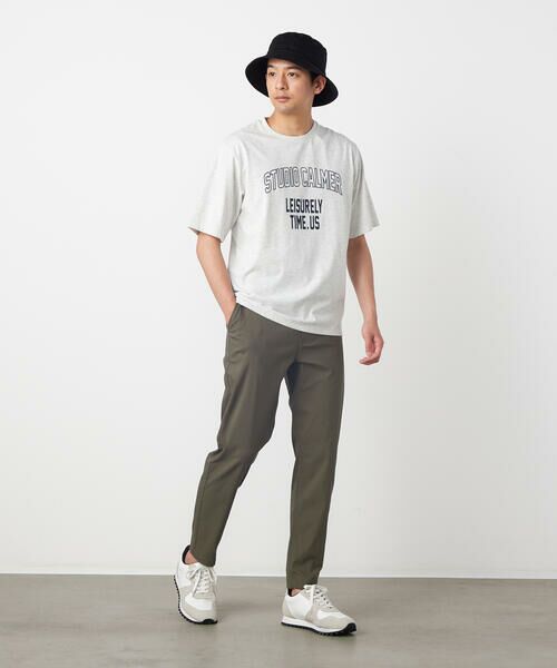 COMME CA ISM / コムサイズム Tシャツ | シルケット天竺 ロゴプリントTシャツ | 詳細15