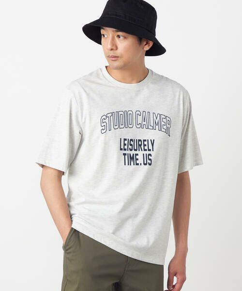 COMME CA ISM / コムサイズム Tシャツ | シルケット天竺 ロゴプリントTシャツ | 詳細16