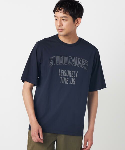 COMME CA ISM / コムサイズム Tシャツ | シルケット天竺 ロゴプリントTシャツ | 詳細21