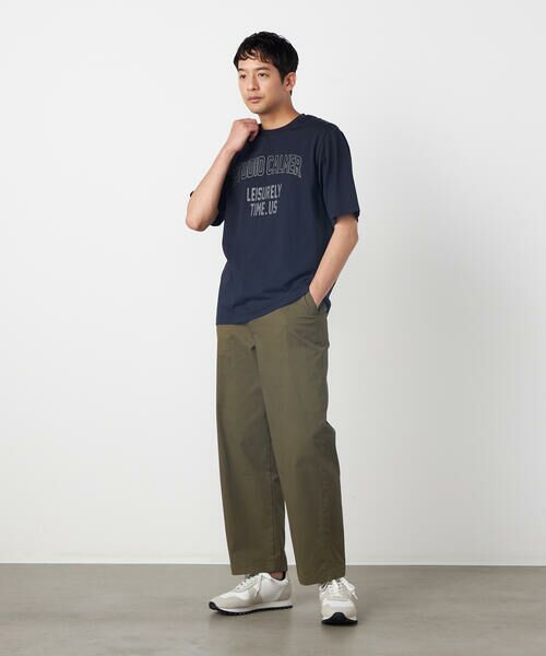 COMME CA ISM / コムサイズム Tシャツ | シルケット天竺 ロゴプリントTシャツ | 詳細20