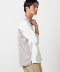 COMME CA ISM / コムサイズム Tシャツ | 【吸水速乾】ストライプコンビTシャツ