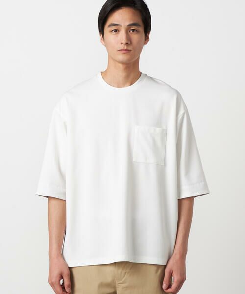 COMME CA ISM / コムサイズム Tシャツ | 【吸水速乾】ストライプコンビTシャツ | 詳細5