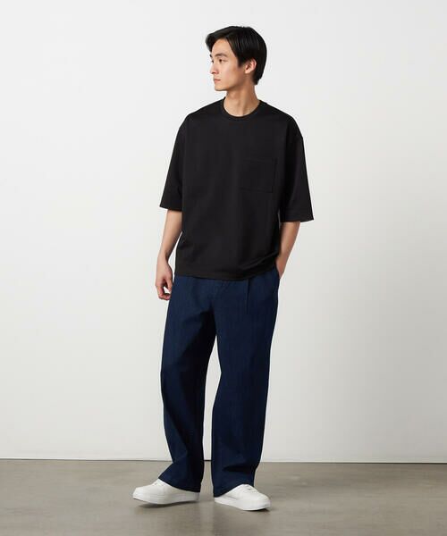 COMME CA ISM / コムサイズム Tシャツ | 【吸水速乾】ストライプコンビTシャツ | 詳細14