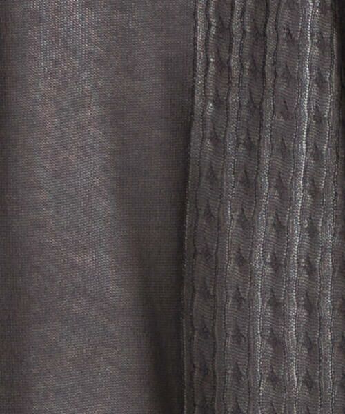 COMME CA ISM / コムサイズム ニット・セーター | 【セットアイテム】リネンライクケーブル クルーネックニット＋T/C天竺Tシャツ | 詳細5