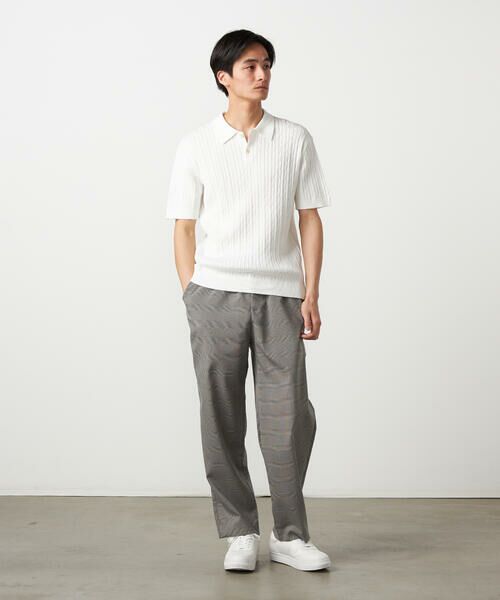 COMME CA ISM / コムサイズム ニット・セーター | ケーブルポロニット | 詳細1