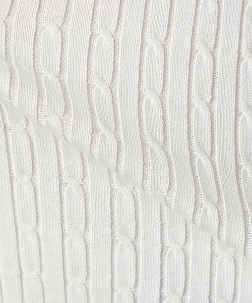 COMME CA ISM / コムサイズム ニット・セーター | ケーブルポロニット | 詳細6