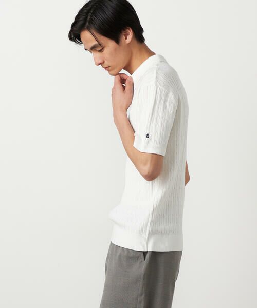 COMME CA ISM / コムサイズム ニット・セーター | ケーブルポロニット | 詳細5