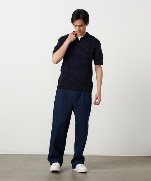 COMME CA ISM / コムサイズム ニット・セーター | ケーブルポロニット | 詳細8