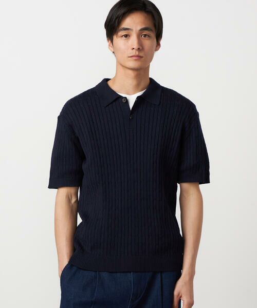 COMME CA ISM / コムサイズム ニット・セーター | ケーブルポロニット | 詳細10