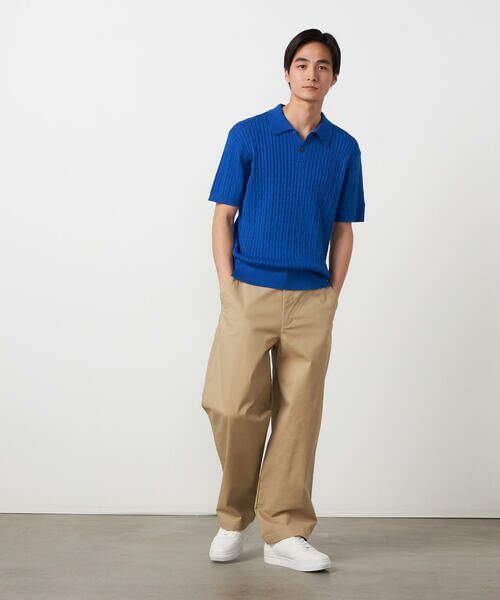 COMME CA ISM / コムサイズム ニット・セーター | ケーブルポロニット | 詳細12