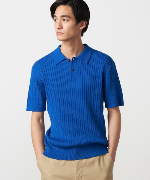 COMME CA ISM / コムサイズム ニット・セーター | ケーブルポロニット | 詳細15