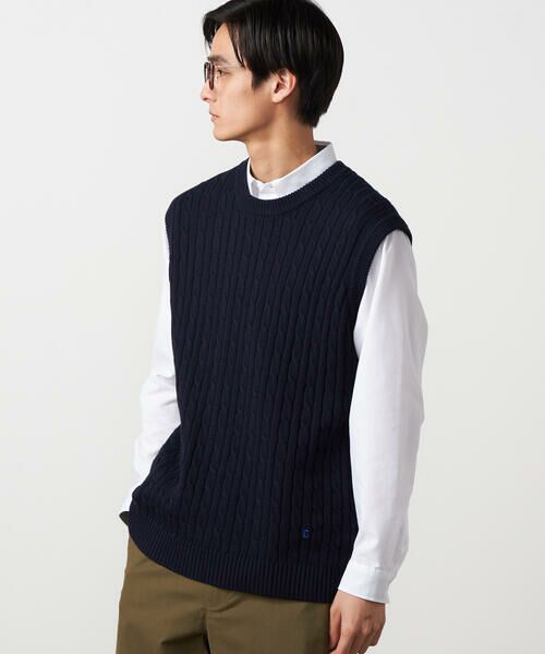 COMME CA ISM / コムサイズム ニット・セーター | ケーブルニットベスト | 詳細11