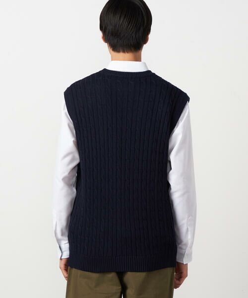COMME CA ISM / コムサイズム ニット・セーター | ケーブルニットベスト | 詳細14