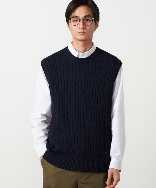 COMME CA ISM / コムサイズム ニット・セーター | ケーブルニットベスト | 詳細9