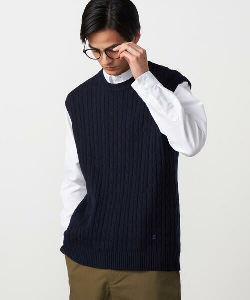 COMME CA ISM / コムサイズム ニット・セーター | ケーブルニットベスト | 詳細10